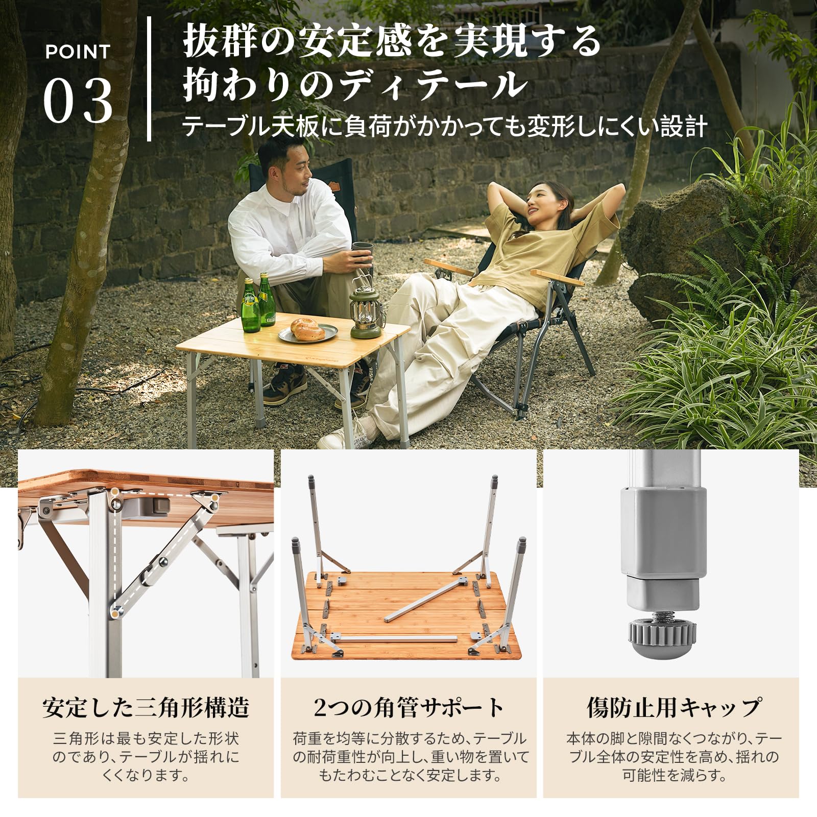 Amazon | KingCamp 折りたたみテーブル キャンプ テーブル アウトドア